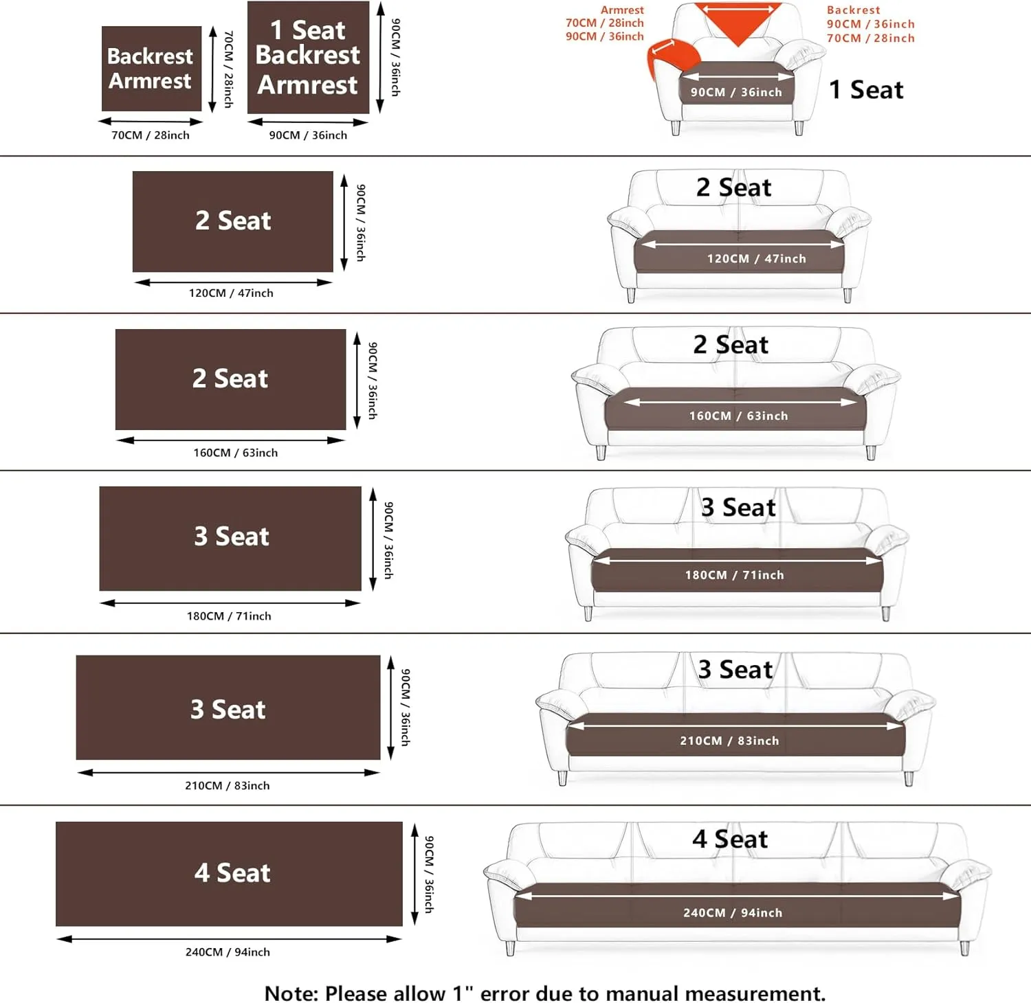 Sherpa Fleece Sofa Cover, Plush Sherpa Fleece Sofa Couch Covers, Funny Fuzzy Couch Covers for Sofa, Sectional Non Slip Sofa Slipcover Furniture Protector for Pets, Light Grey(36"x 94"), Only 1 Pcs