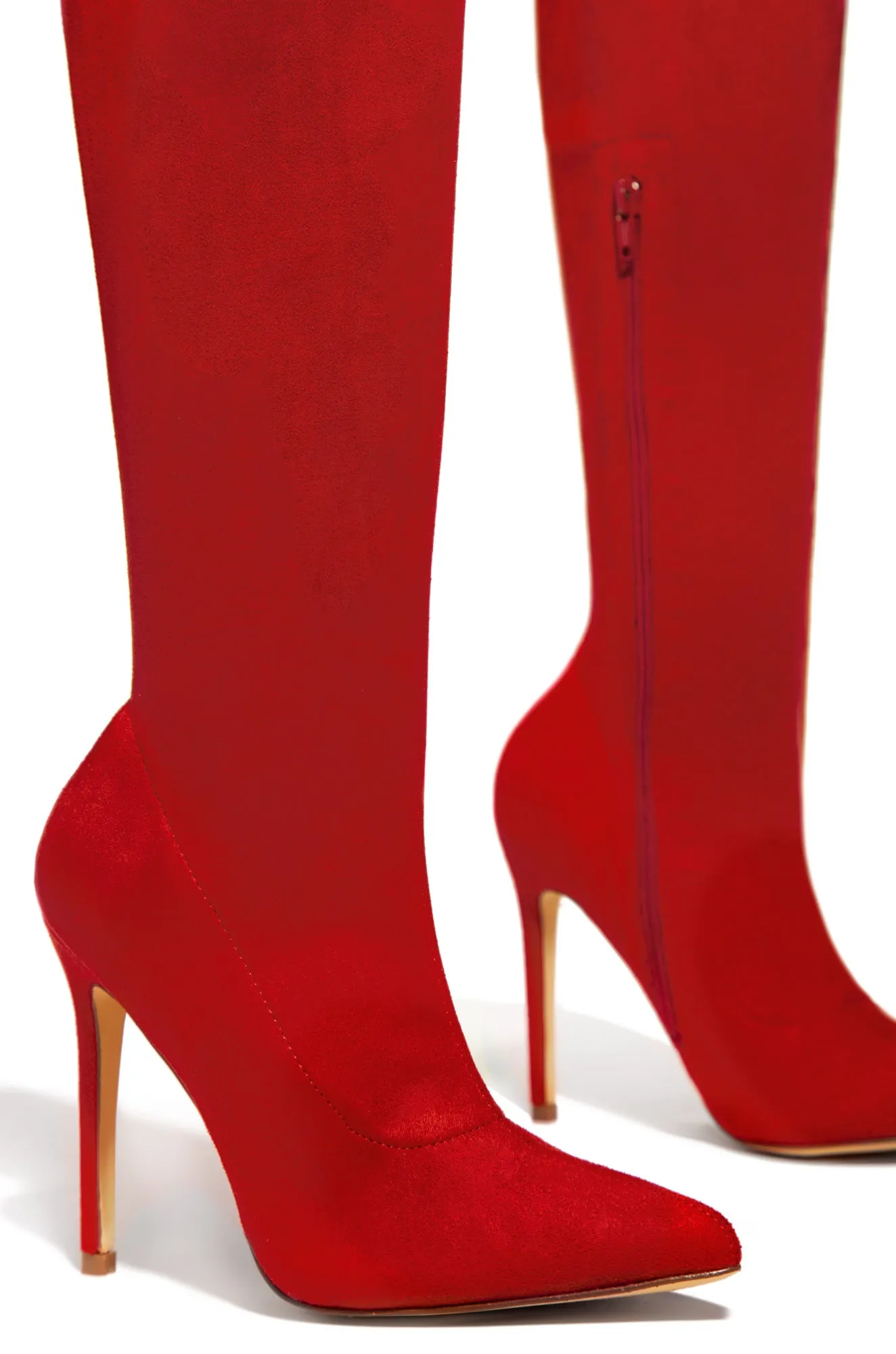 Solidago Side Zip Over Knee Boots