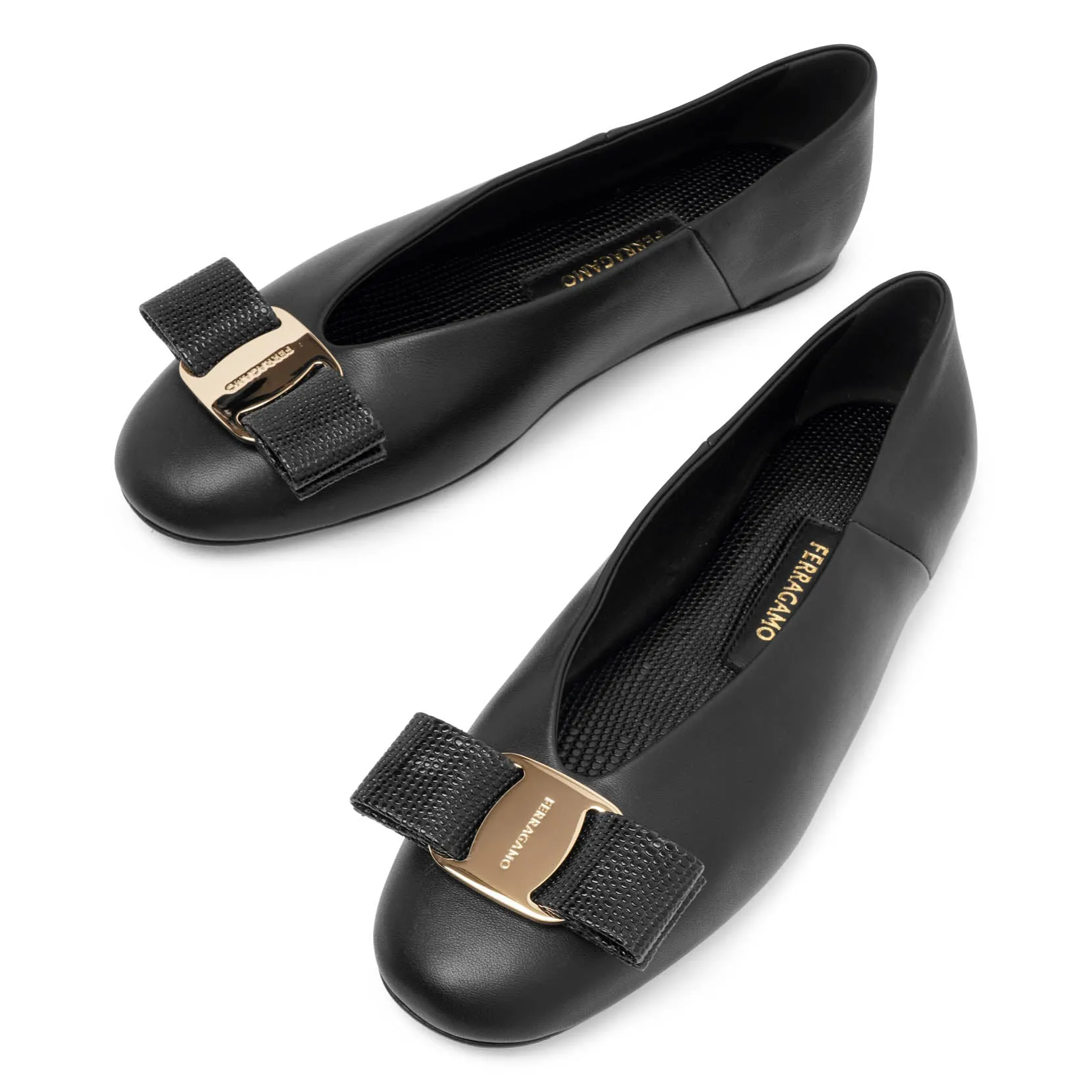 Vanna black ballerinas