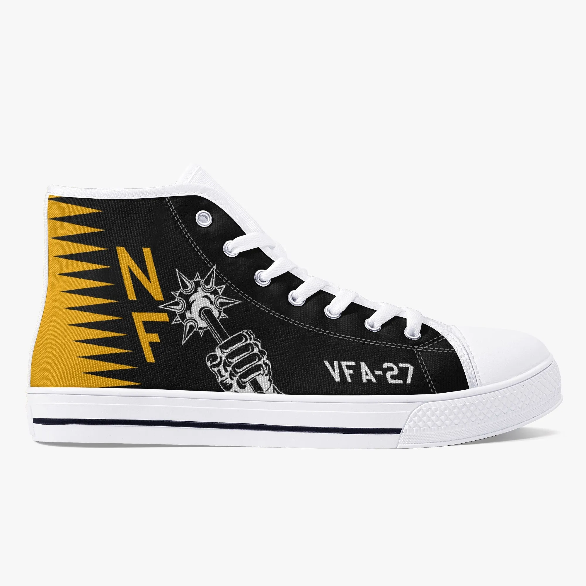 VFA-27 "Royal Maces" High Top Canvas Shoes
