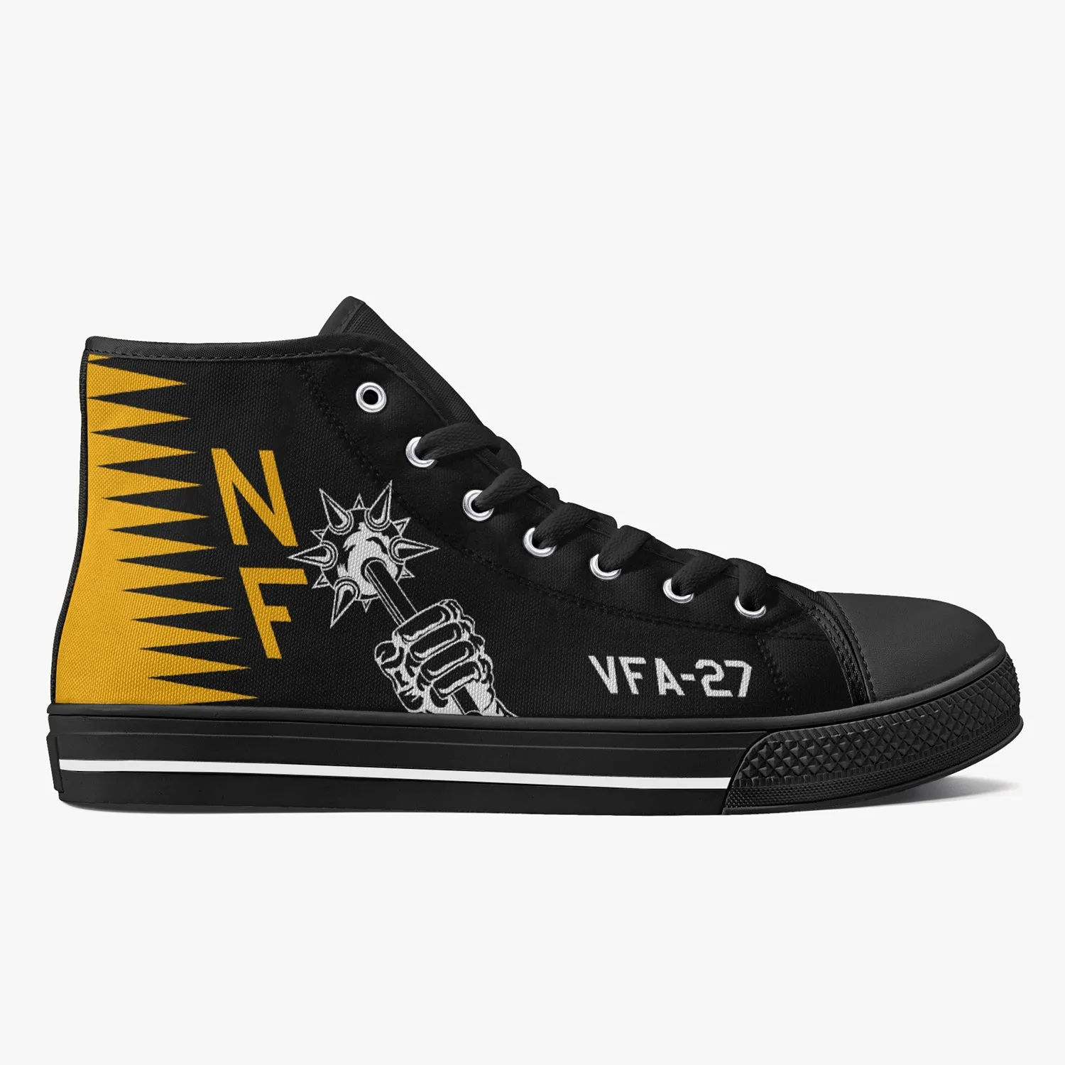 VFA-27 "Royal Maces" High Top Canvas Shoes