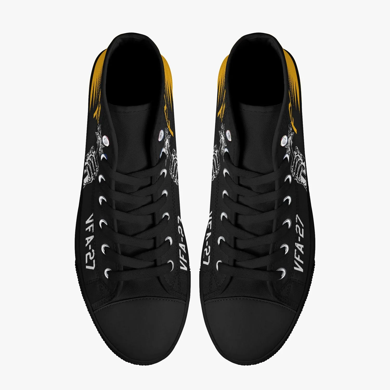 VFA-27 "Royal Maces" High Top Canvas Shoes