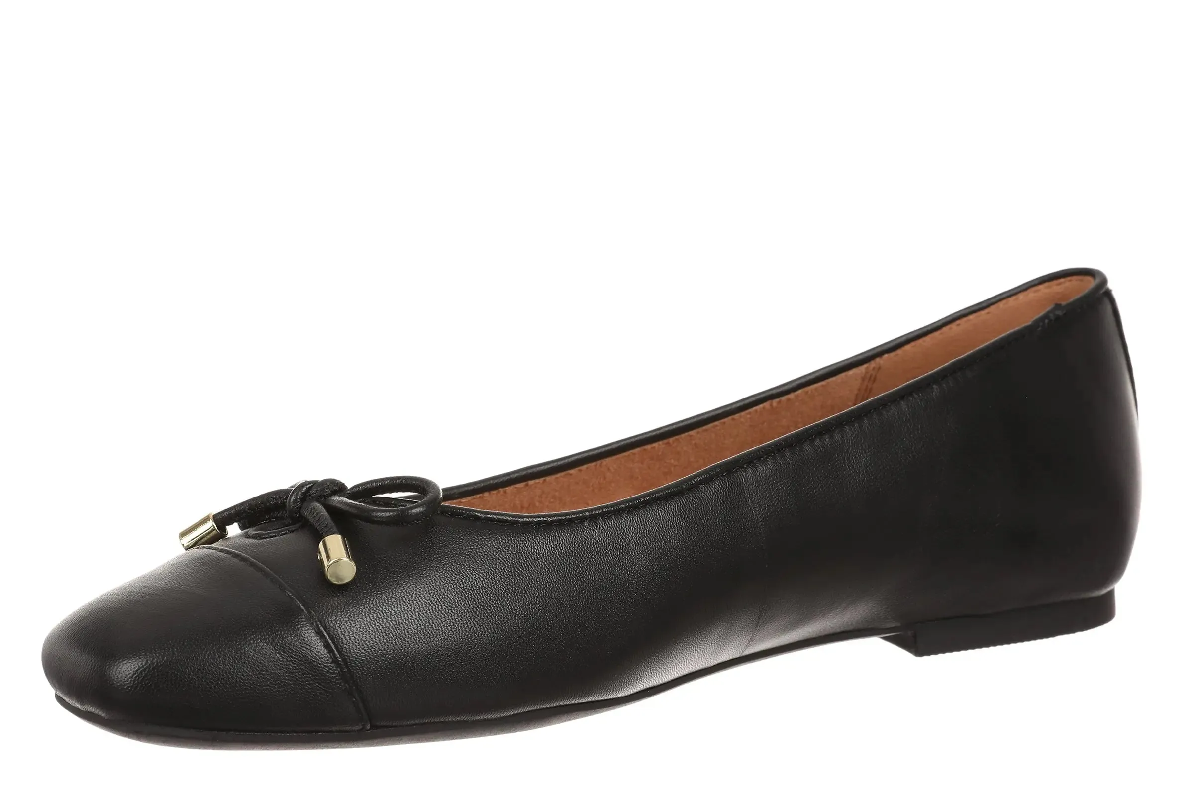 Vionic Klara Leather Ballet Flats – Timeless Comfort & Style