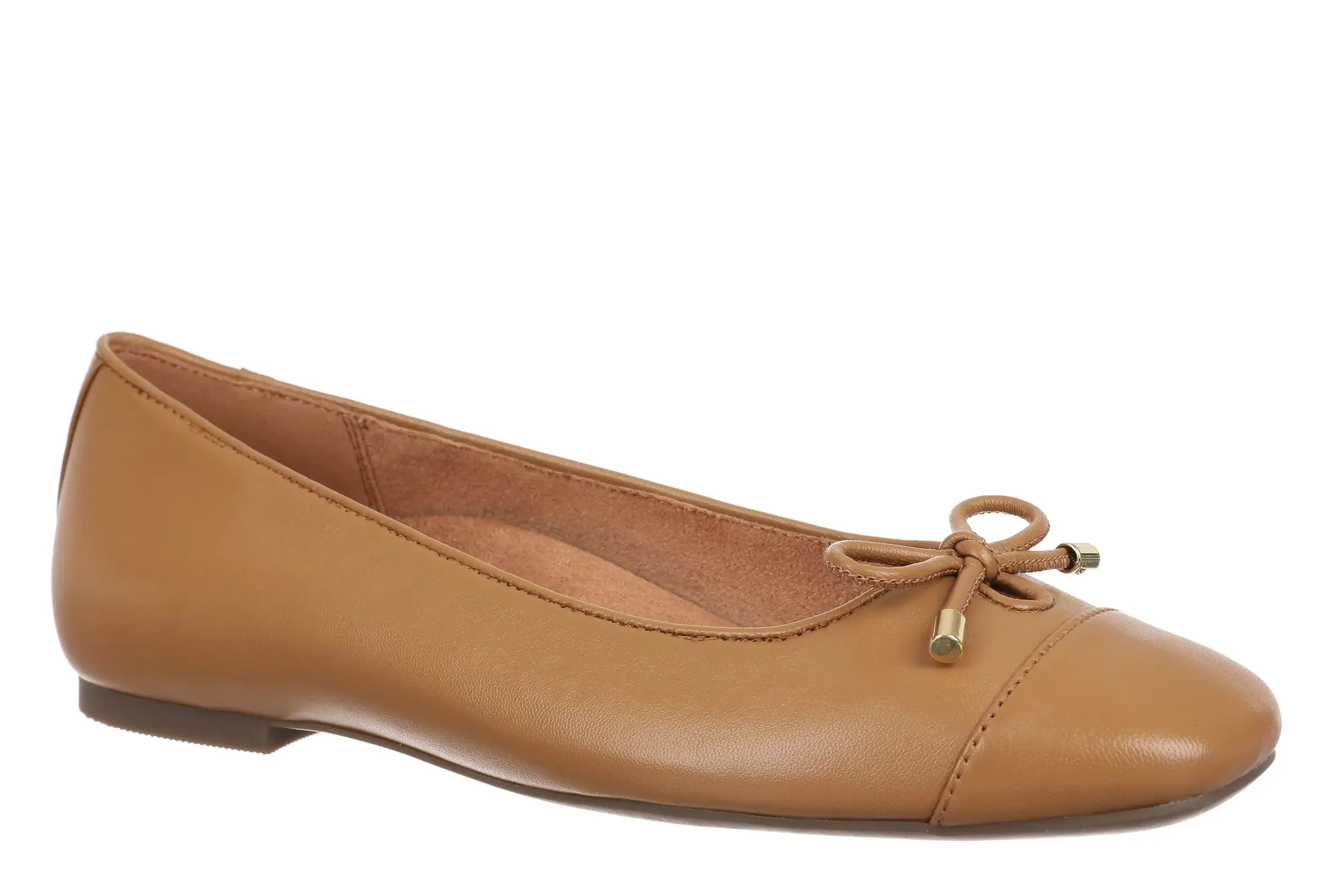 Vionic Klara Leather Ballet Flats – Timeless Comfort & Style