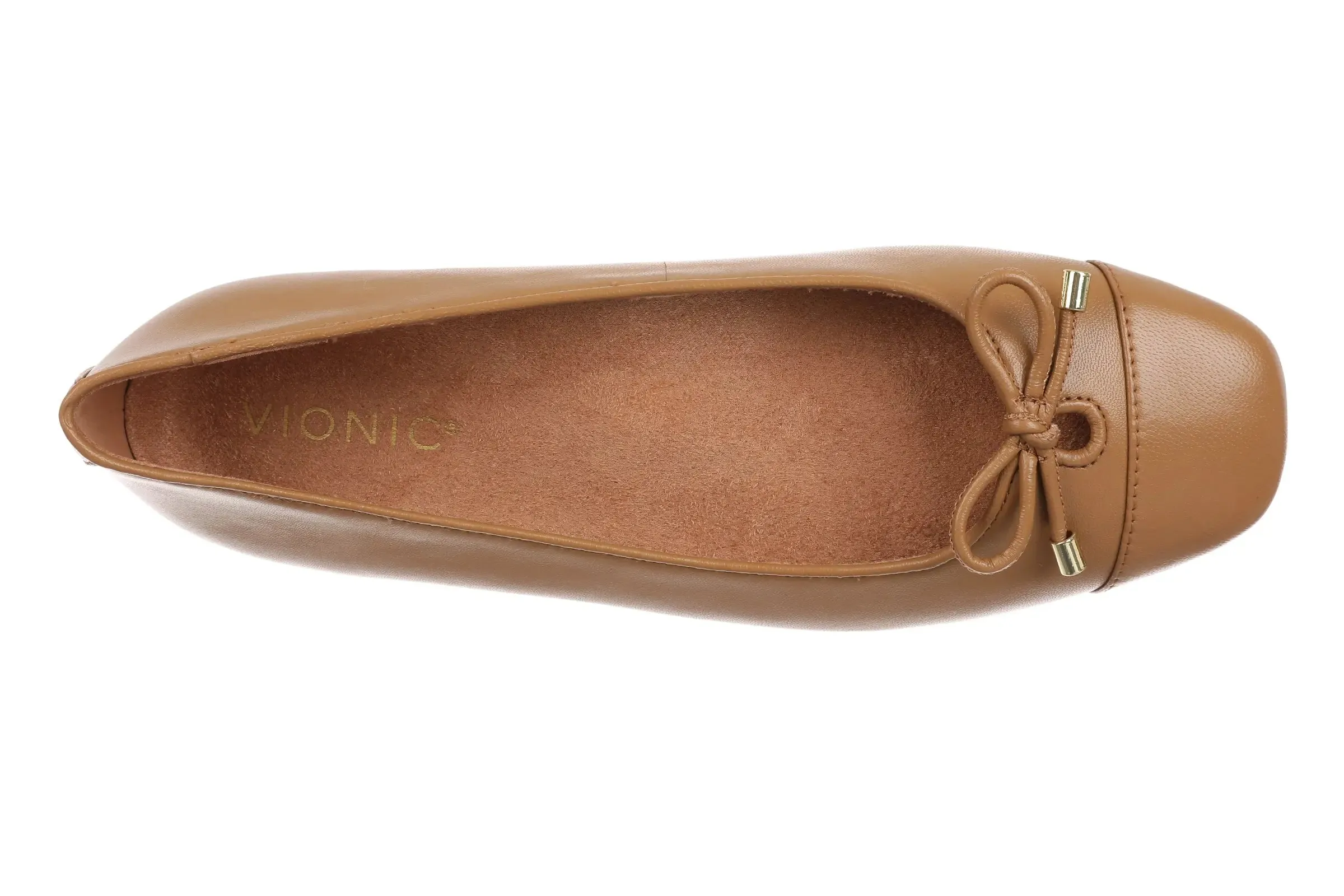 Vionic Klara Leather Ballet Flats – Timeless Comfort & Style