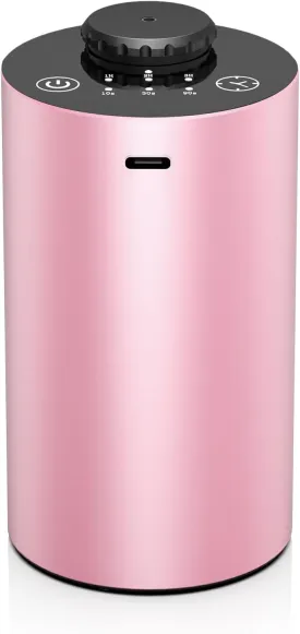 Waterless Essential Oil Diffuser for Home Battery Operated Cordless Scent Diffuser with Timing & 3 Mist Levels car Diffuser Aluminum Alloy